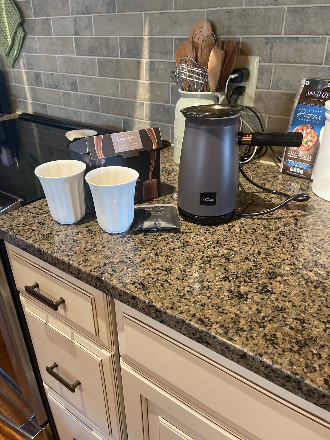 Customer photo review of Classic 70% Hot Chocolate Flakes