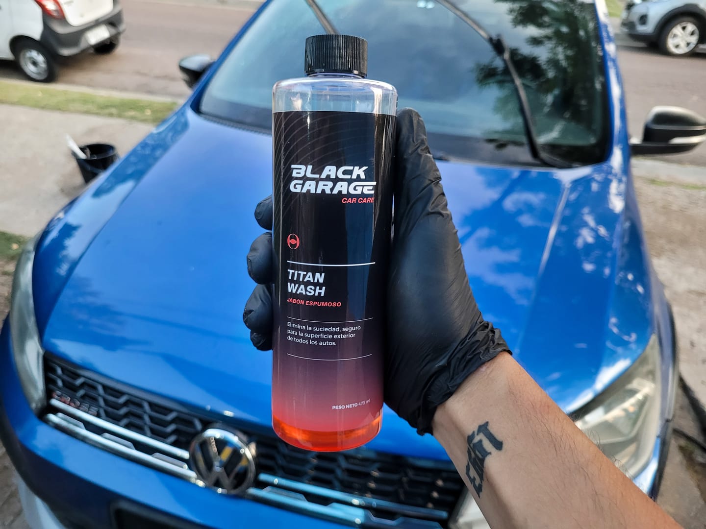 Customer photo review of Titan Wash - Jabón Espumoso BLACK GARAGE