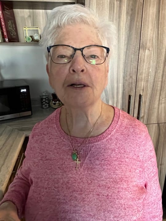 Customer photo review of Goth Cross Necklace