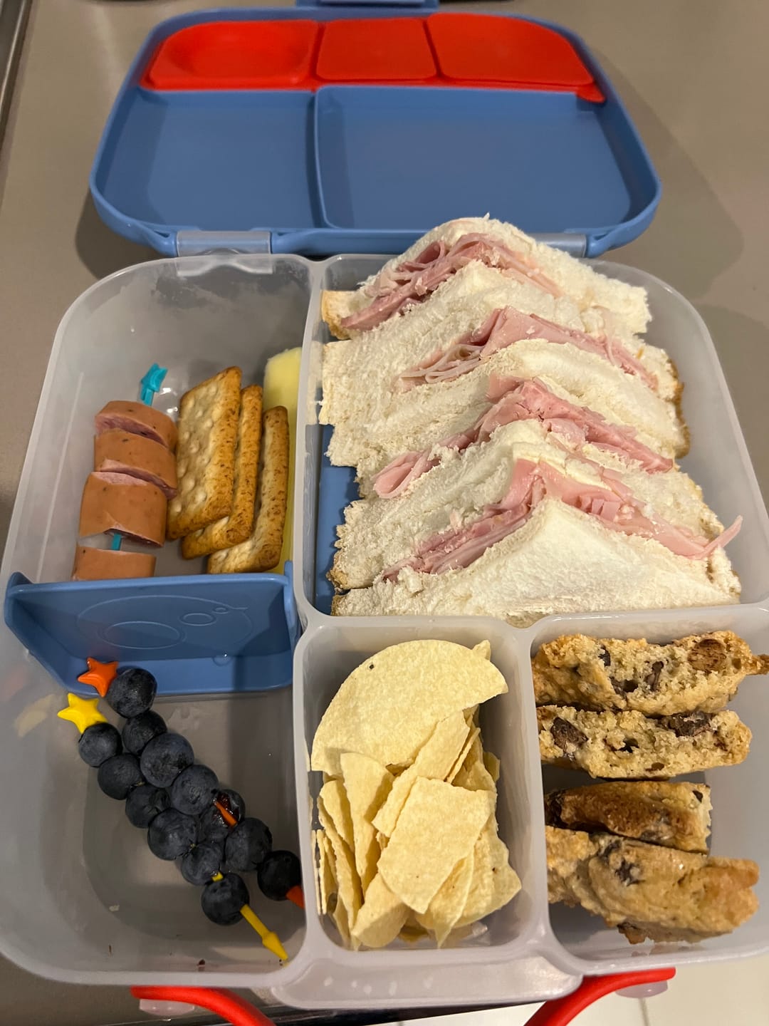 Customer photo review of b.box Lunchbox - Blue Blaze