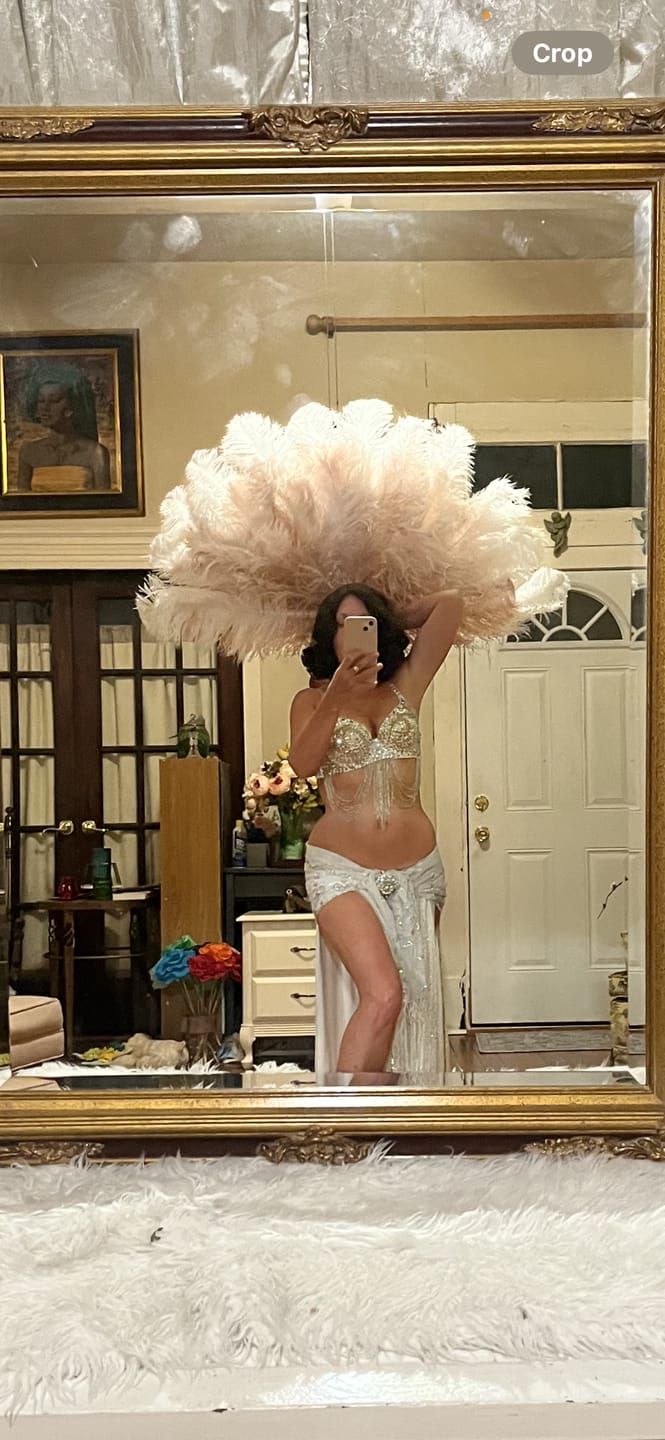Customer photo review of Romance Burlesque Fan - Double Layer
