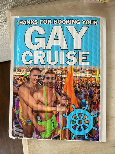 Customer photo review of Gay Cruise Prank Package