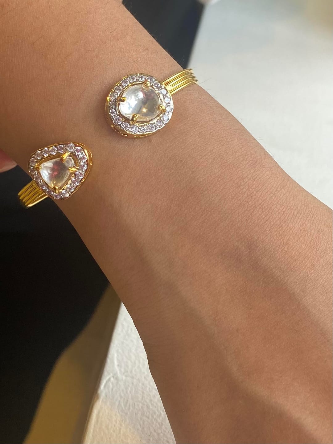 Customer photo review of Kundan Bracelet