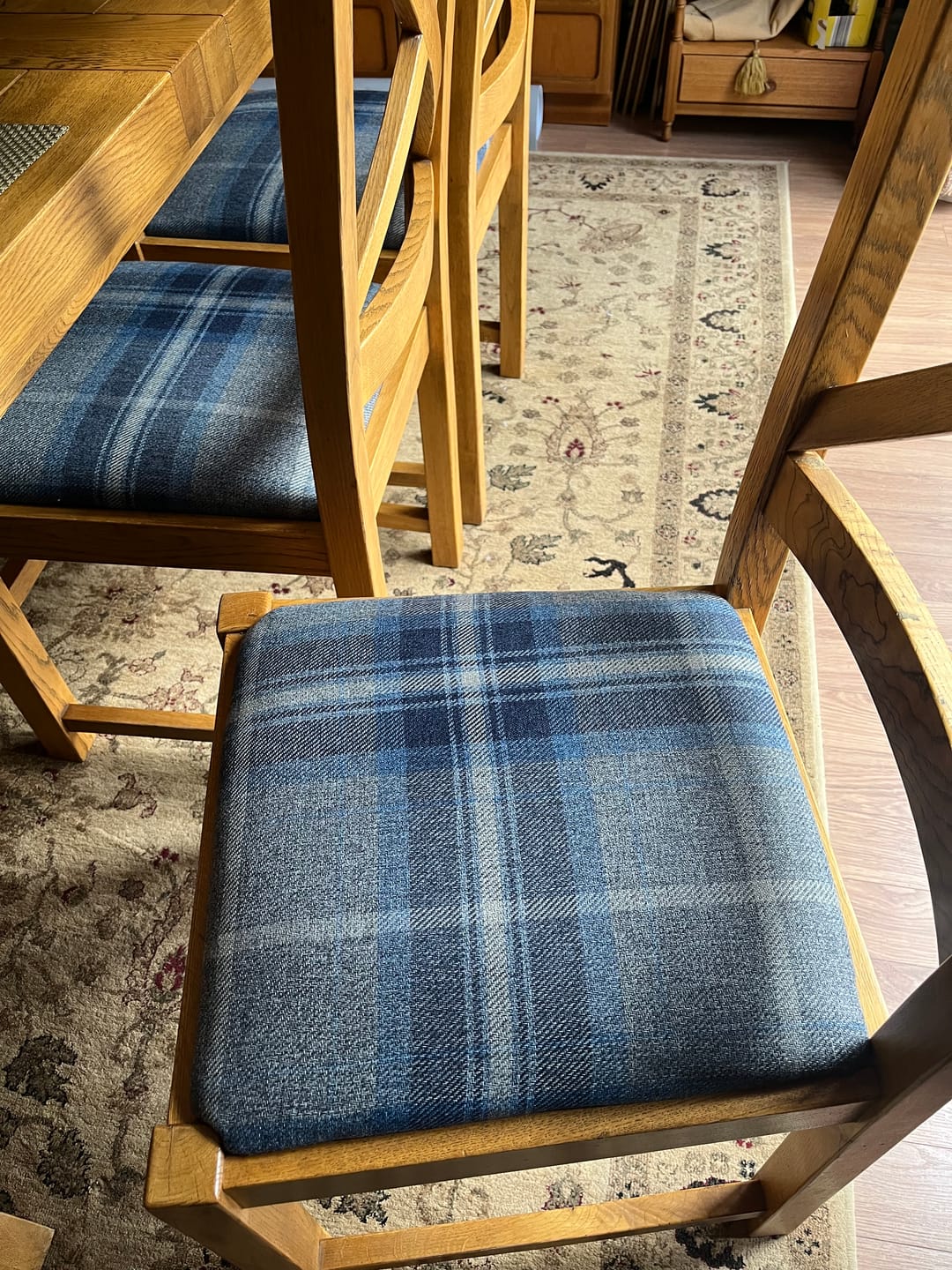 Customer photo review of Tartan Wool Touch Fabric