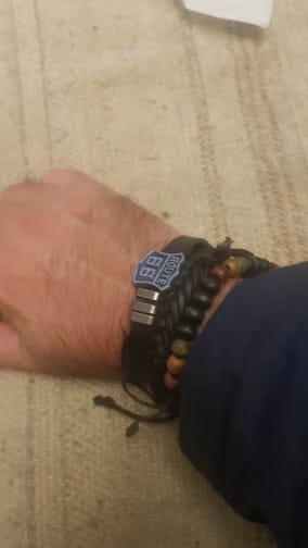 Customer photo review of Bracelet Johnny Hallyday Route 66 - 2 modèles