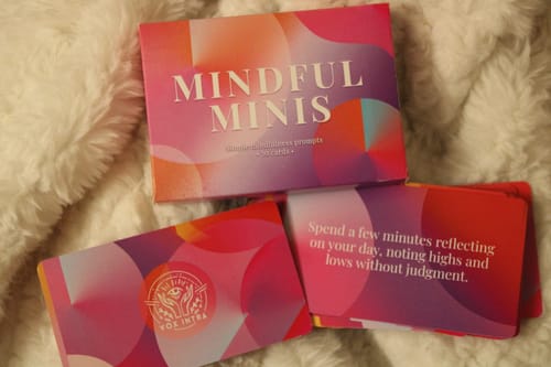 Customer photo review of Minis | Mindful Minis card deck