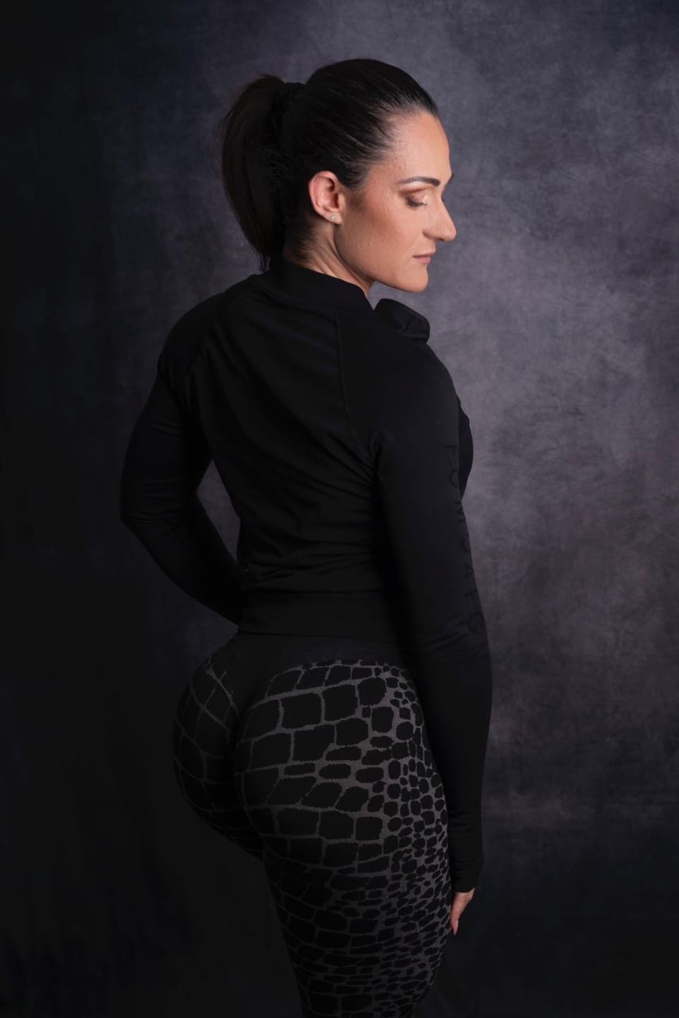 Customer photo review of Leggings All-Up Cocco Nero