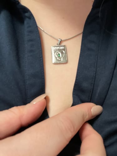 Customer photo review of Epiphany Tarot Necklace