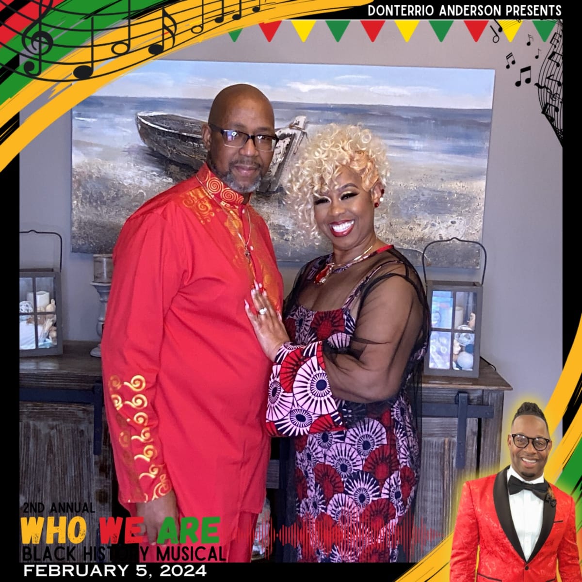 Customer photo review of Mira Women's African Print Bodycon Dress with Lace Cover-up