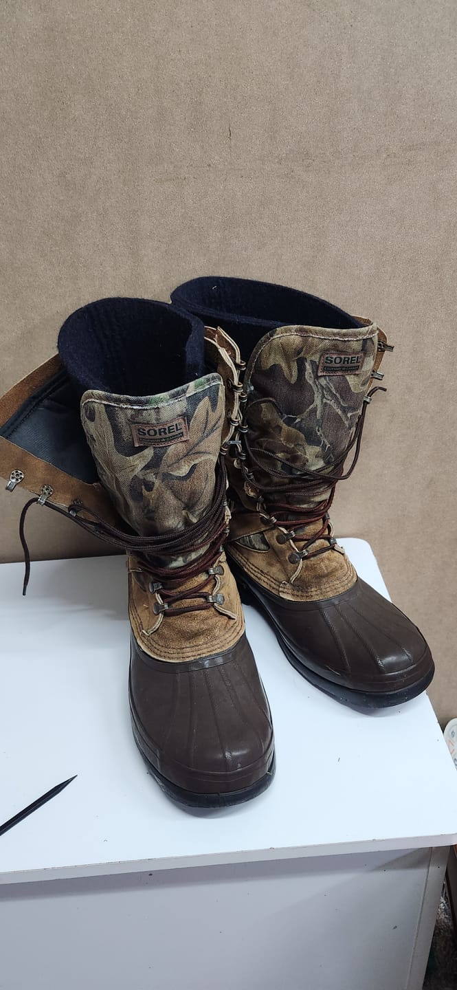 Customer photo review of Wool Felt Replacement Boot Liners (826 BB)