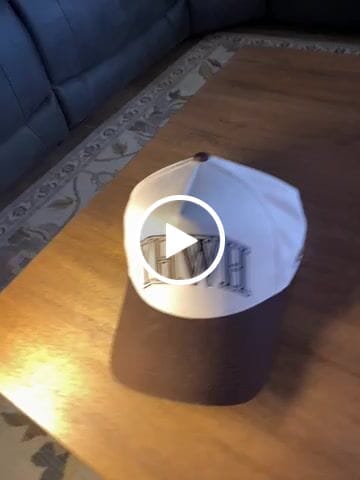 Customer video review of ‘YHWH’ Structured SnapBack - Cream/Brown