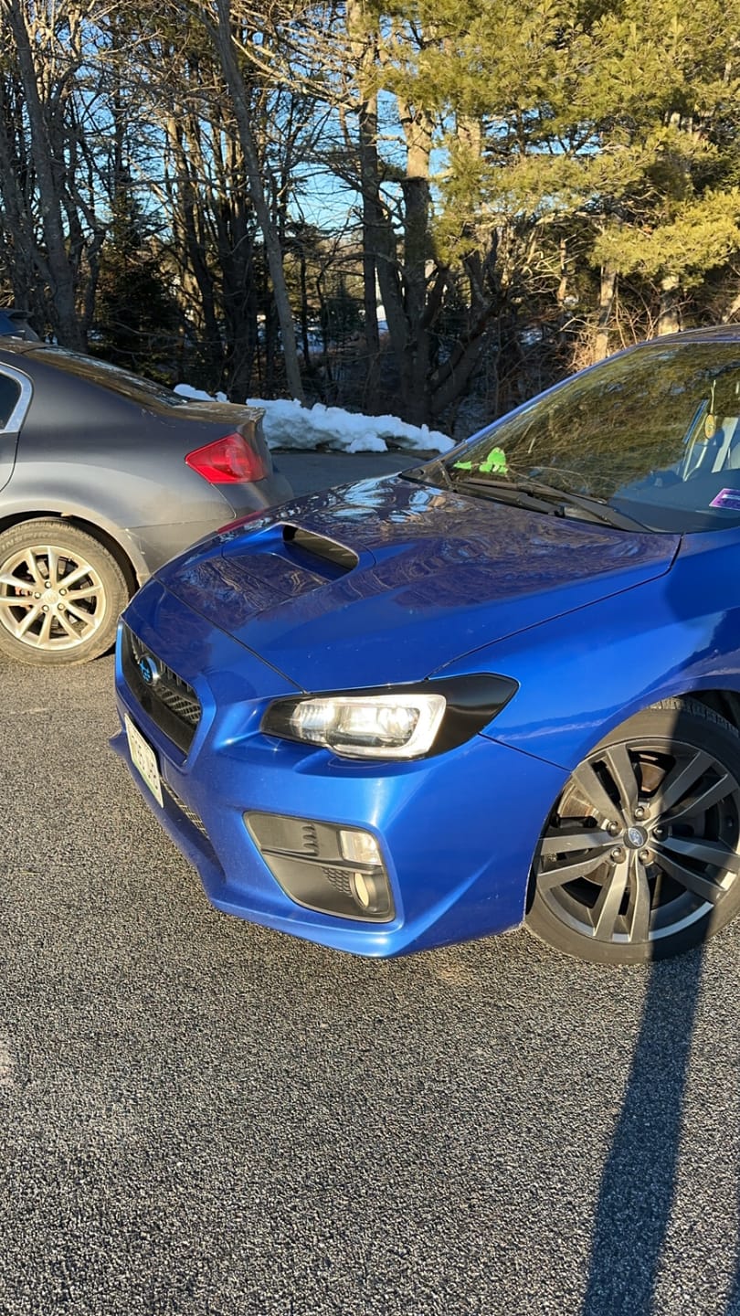 Customer photo review of 2015-21 WRX/STI Blackout Headlight Overlays