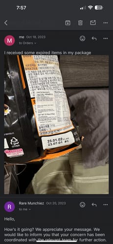 Customer photo review of Cheetos sweet & spicy Large bag