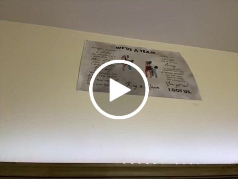 Customer video review of We're A Team I Got Us Black African Couple - Personalized Wrapped Poster