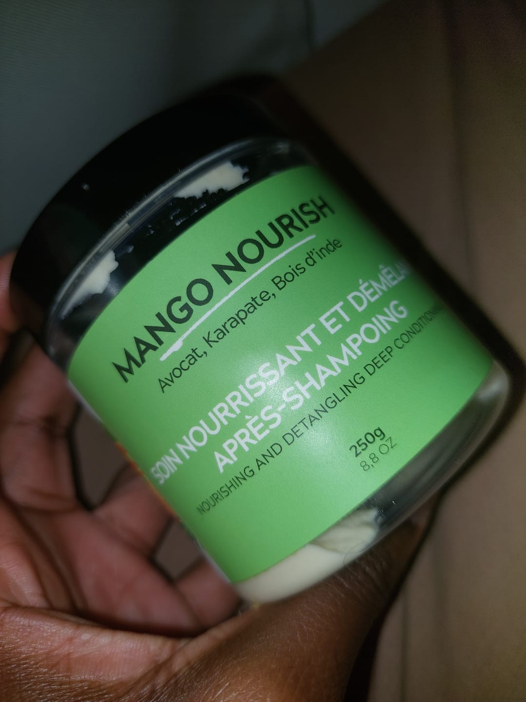 Customer photo review of Shampoing Doux Nourish