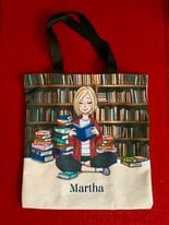 Customer photo review of Büchermädchen - Individuelle Tragetasche