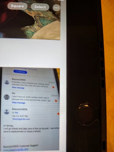 Customer photo review of Rocket Nail Fuel Nail Repair - Clear