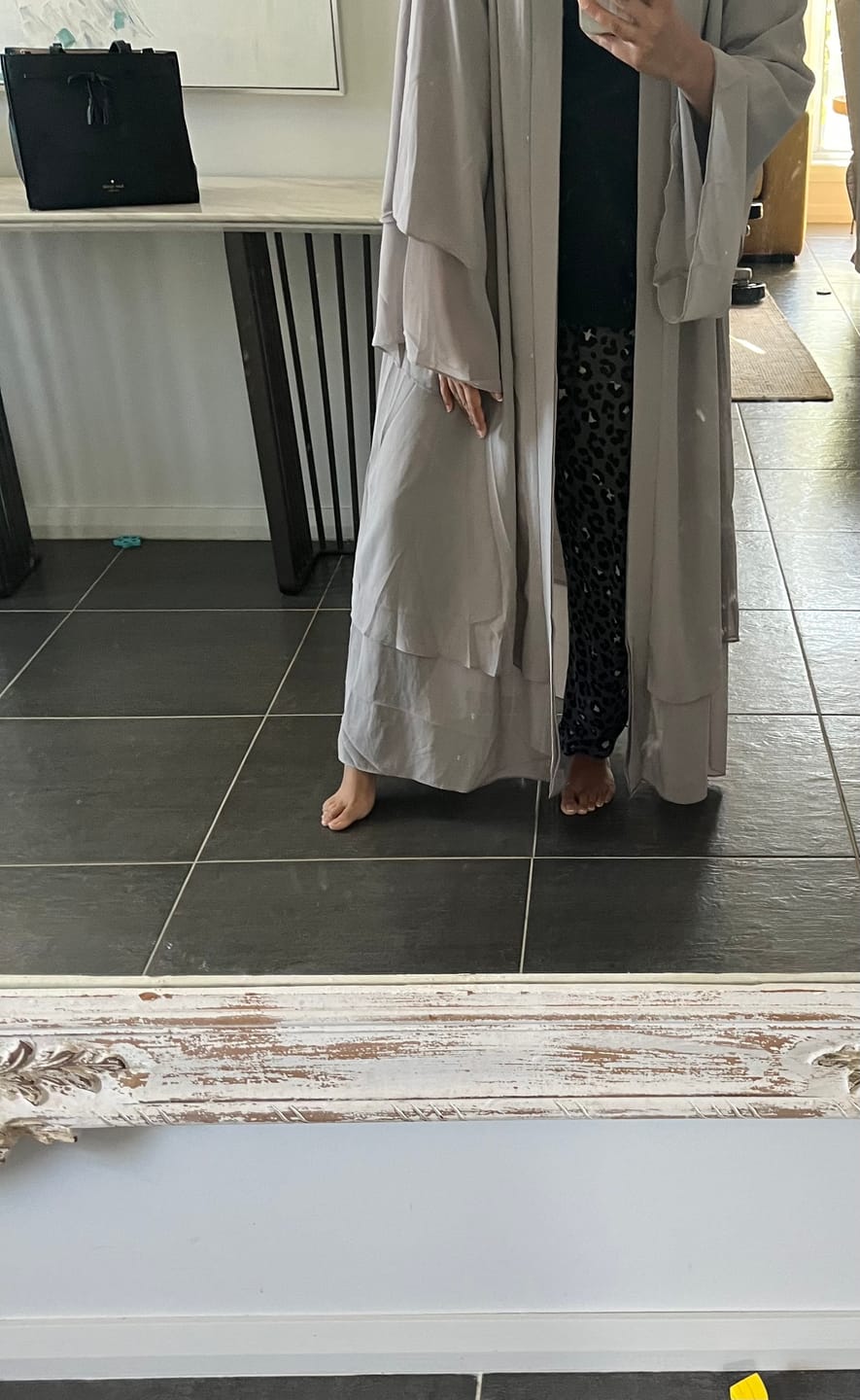 Customer photo review of Aisha Abaya + Hijab - Silver