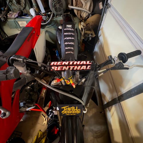 Customer photo review of Custom Seat Cover: 07-'24 CRF150R/RB
