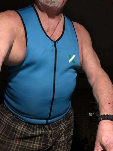 Customer photo review of Men's Zipper Neoprene Sauna Vest