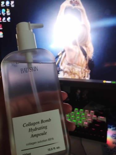 Customer photo review of Bad Skin™ Korean Collagen Bomb Hydrating Ampoule