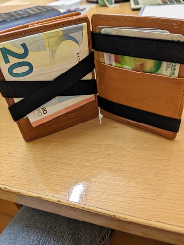 Customer photo review of Flap Boy - Magic Wallet with Coin Pocket