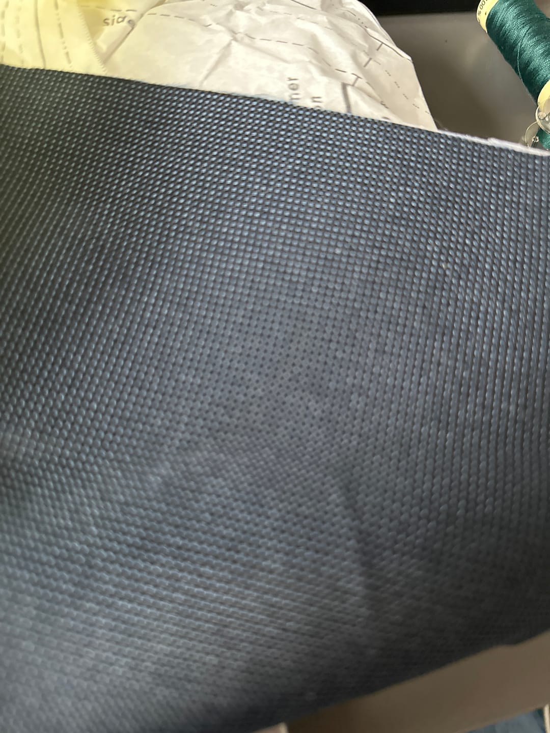 Customer photo review of Melange Water Repellent PU Coated Fabric