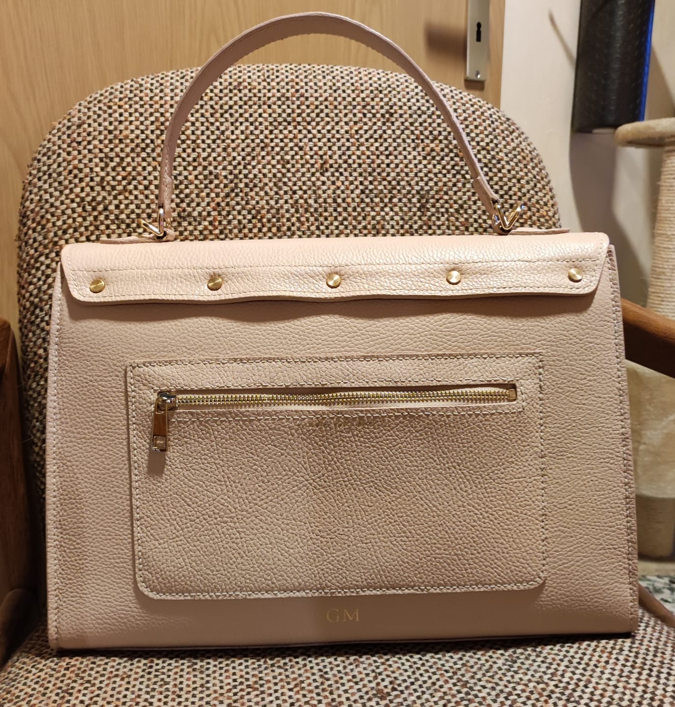Customer photo review of DIY-Box: The Business Bag *Runde Klappe*