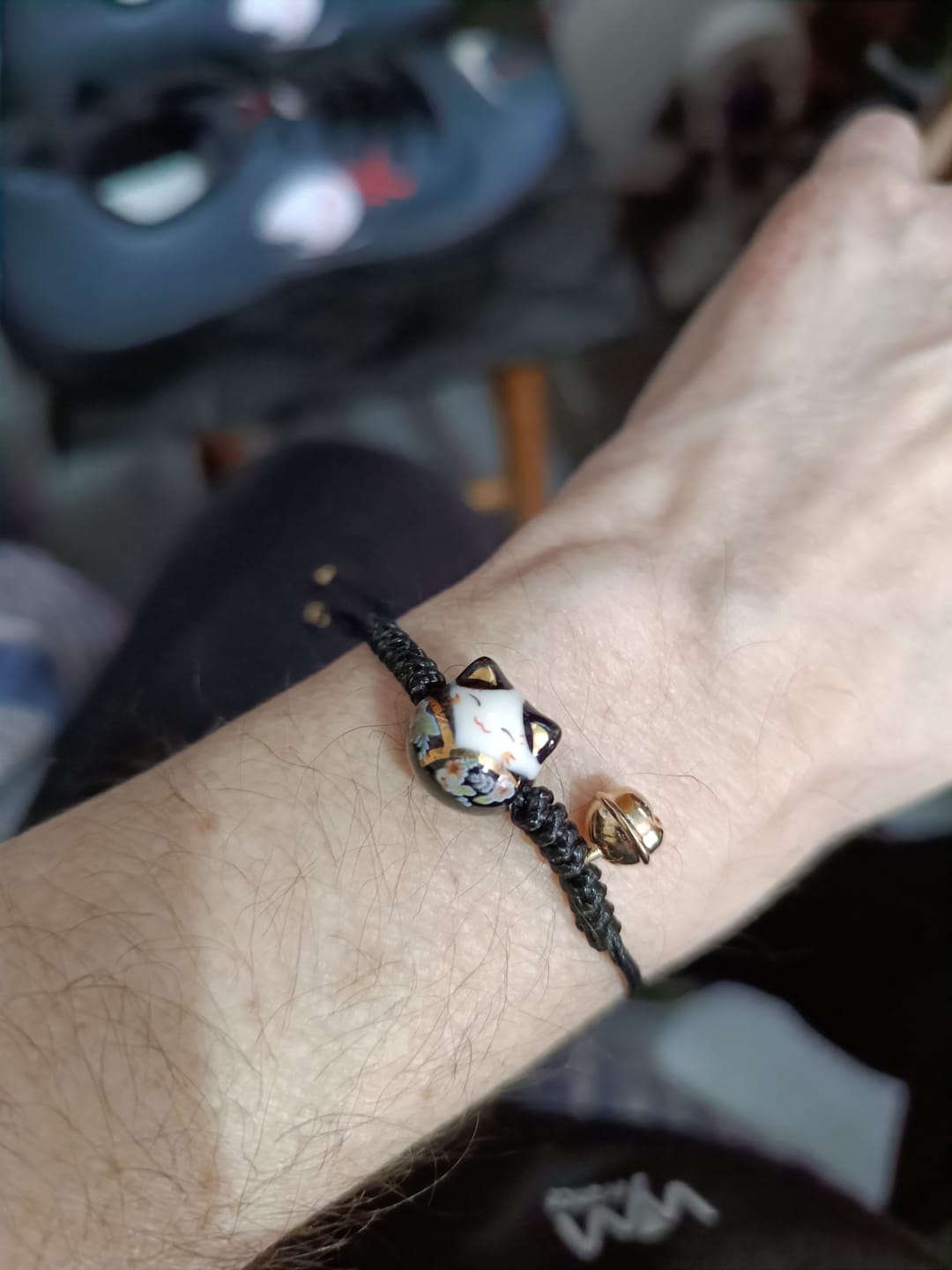 Customer photo review of Bracelet Maneki Meko