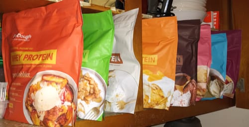 Customer photo review of Gourmet Whey Protein Powders