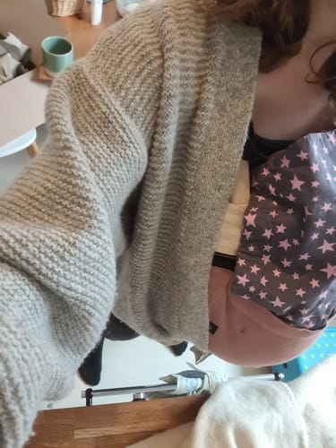 Customer photo review of ReWool Lieblingscardigan