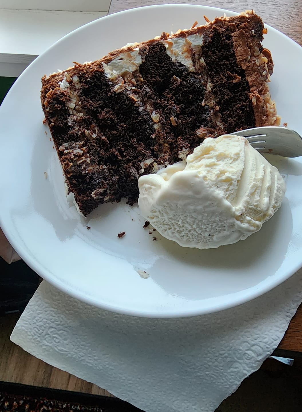 Customer photo review of German Chocolate Cake