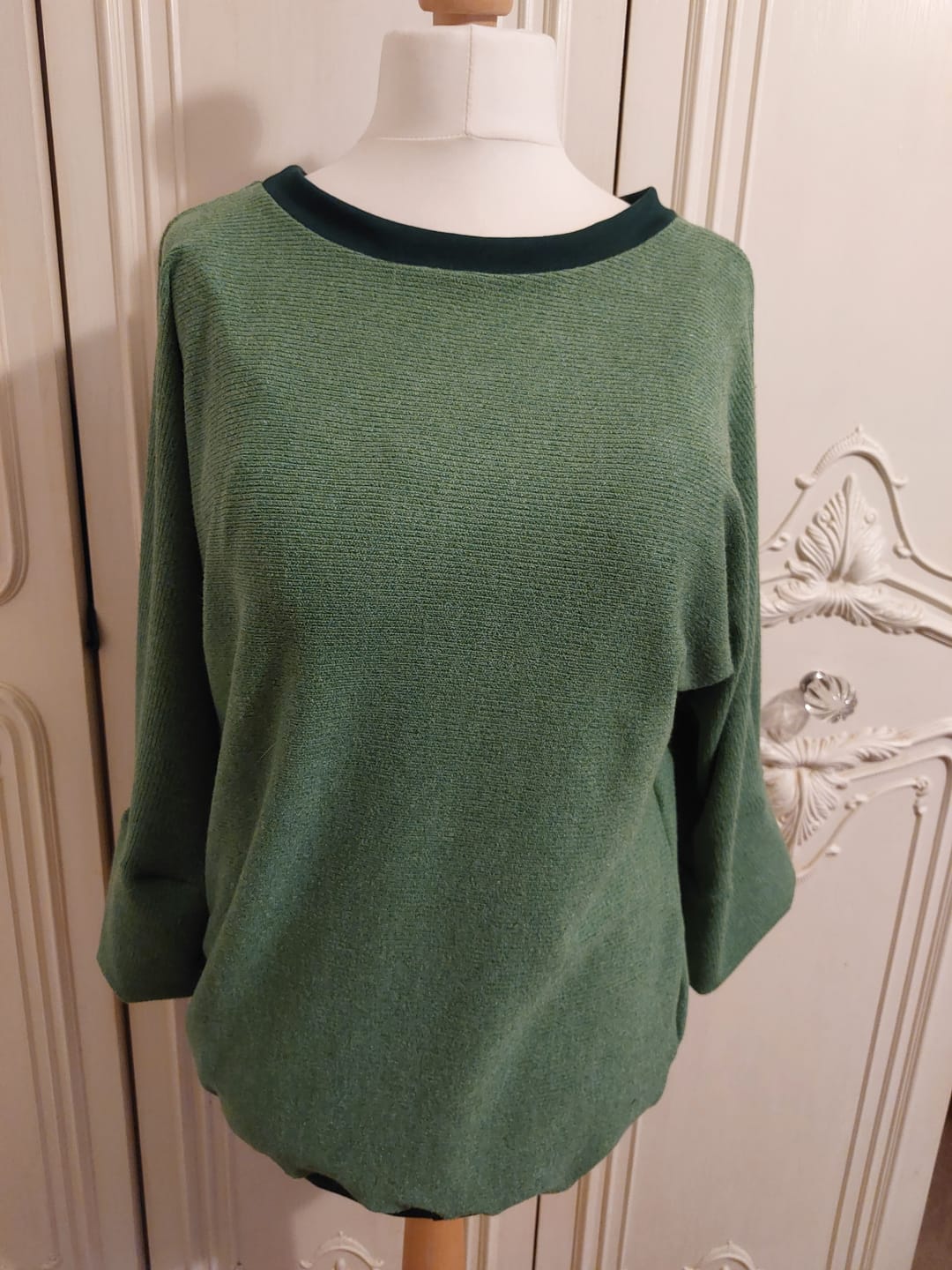Customer photo review of Cardigan Knit Fabric