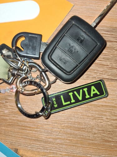 Customer photo review of NSW Premium Range Licence Plate Custom Keychain