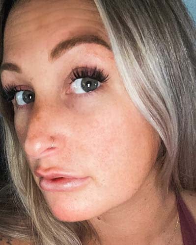 Customer photo review of Vippe Extensions Startsæt (Natural)