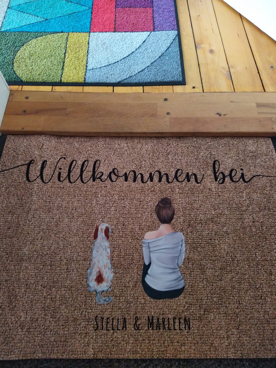 Customer photo review of Meine Familie - Individuelle Fußmatte
