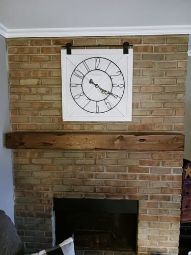 Customer photo review of Distressed Mantels