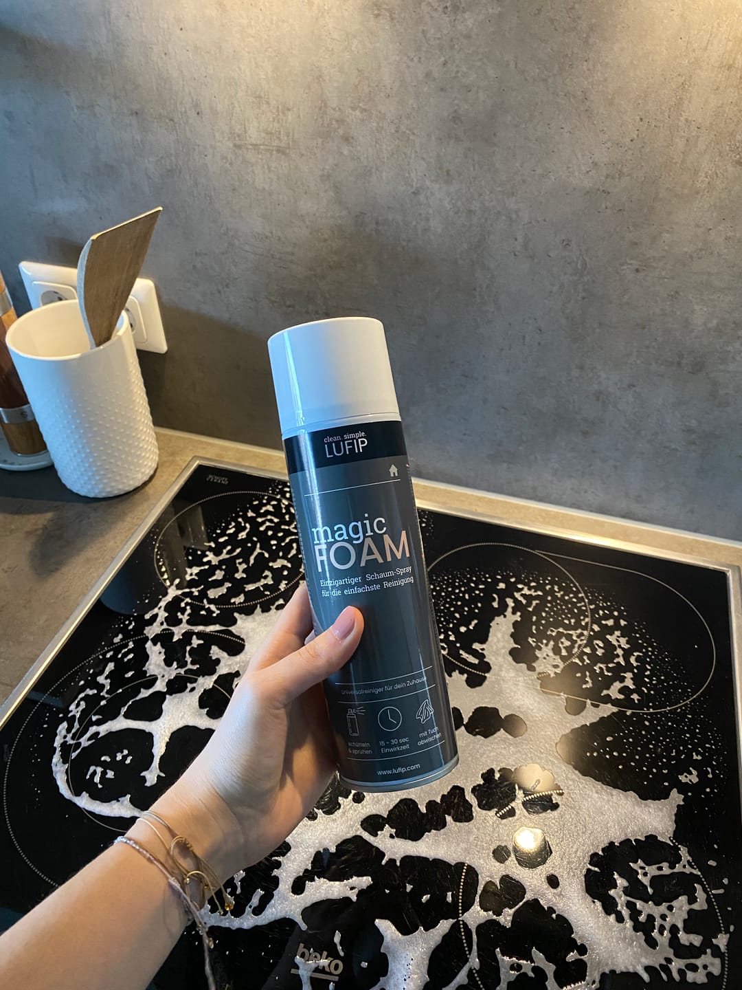 Customer photo review of Magic Foam-Set