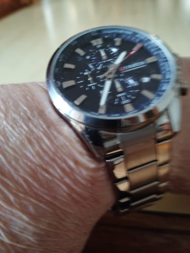Customer photo review of Curren Monte Carlo® orologio uomo acciaio