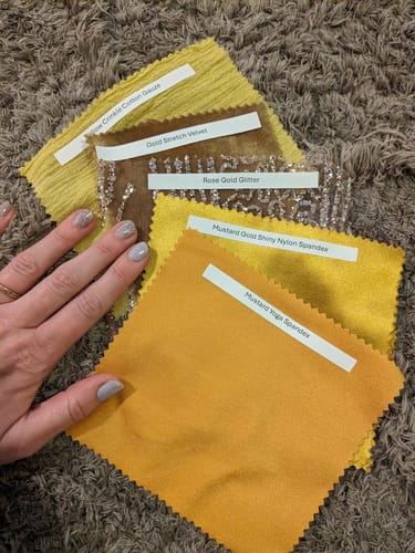Customer photo review of Mustard Yoga Spandex