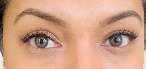Customer photo review of Vippe Extensions Startsæt (Natural)