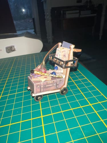 Customer photo review of Magic House DIY Wooden Miniature House Kit