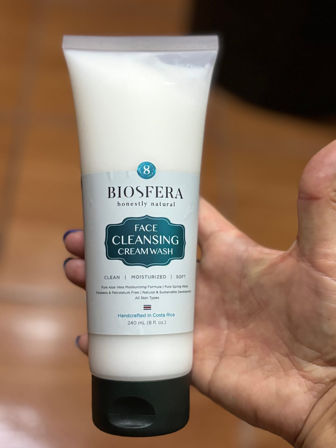 Customer photo review of Face Cleansing Cream Wash