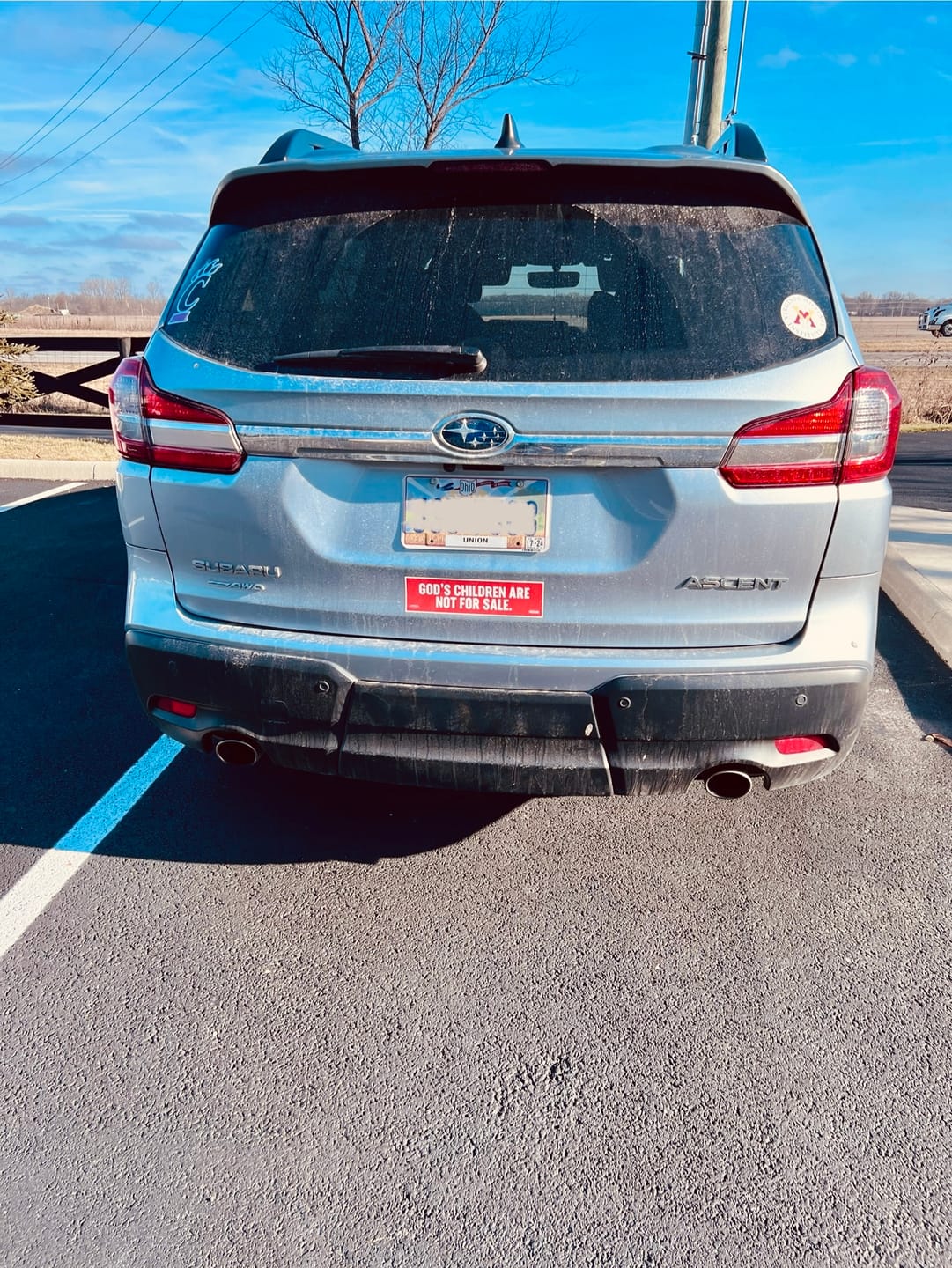Customer photo review of Sound of Freedom Sticker Set