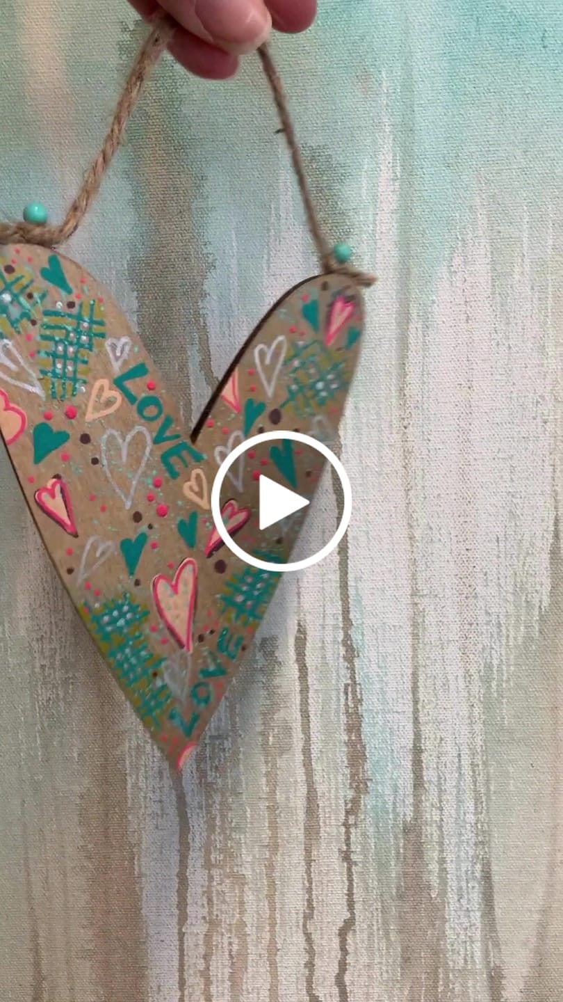 Customer video review of Unfinished Wood Primitive Heart Shape | Valentine's Day | Weddings | DIY Craft Cutout | Up to 46"