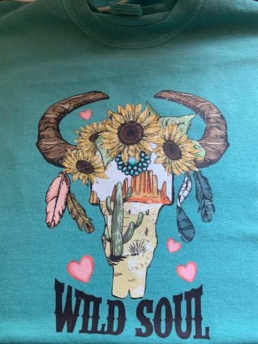 Customer photo review of WILD SOUL DTF Transfer