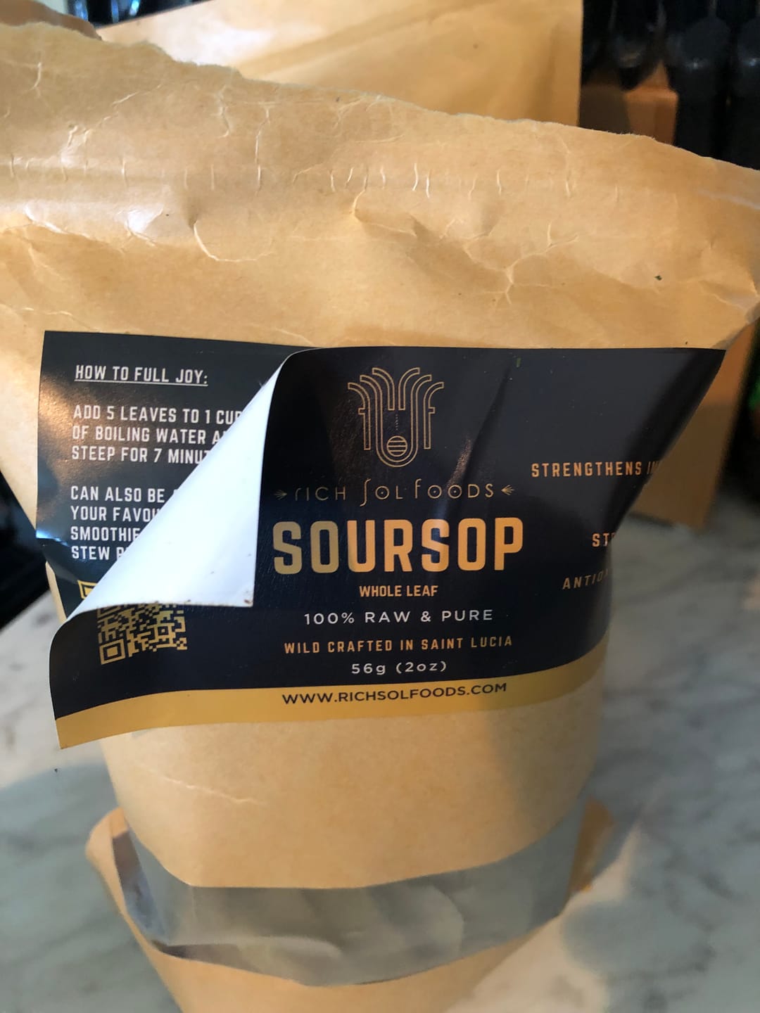 Customer photo review of Soursop Leaf