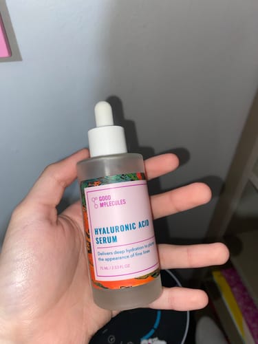 Customer photo review of Hyaluronic Acid Serum