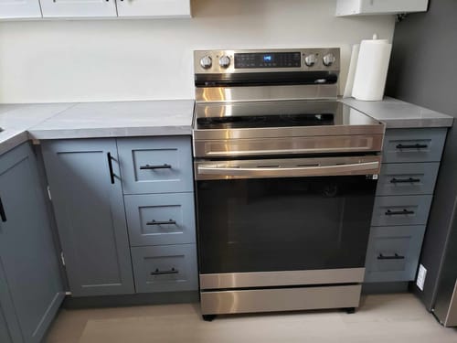 Customer photo review of 30" Wide x 34" High Wall Cabinet - Painted Doors