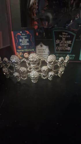 Customer photo review of Just Love Skulls Tiara